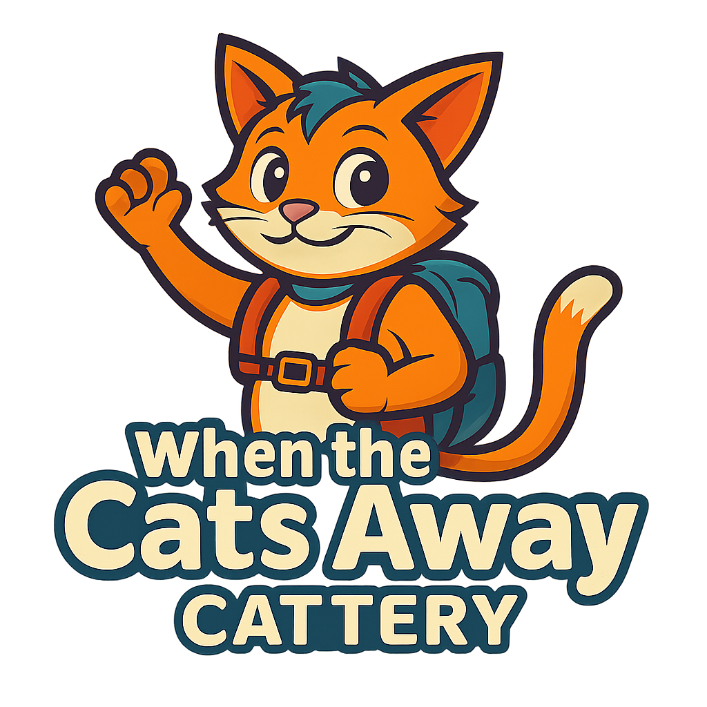 When The Cat's Away Cattery logo